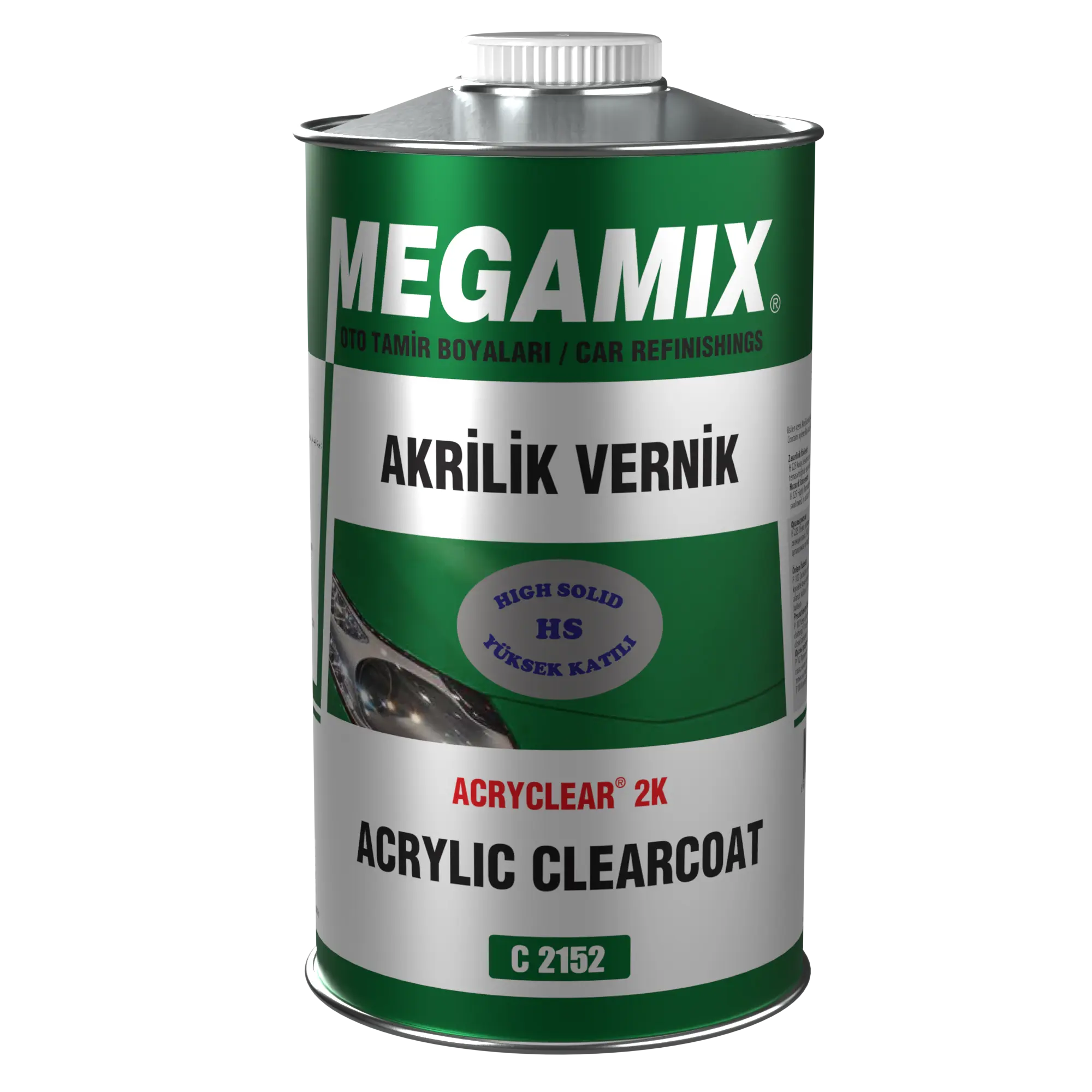 MEGAMIX® HS 2K Акриловый прозрачный лак