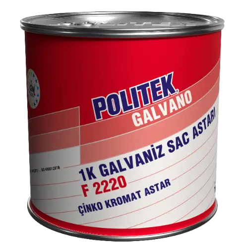 Politek® Galvano 1K Galvaniz-Alüminyum Sac Astarı