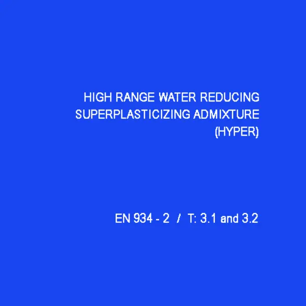 High Range Water Reducing Superplasticizer Chemical Additives