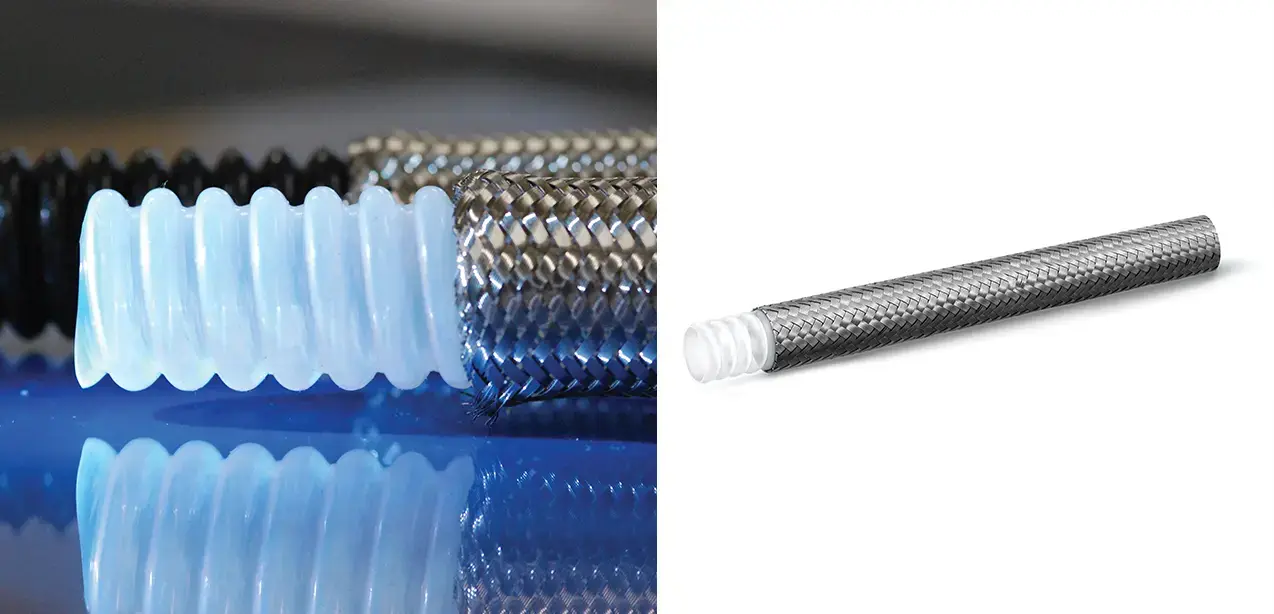 CT 1T PTFE CONVOLUTED TUBES
