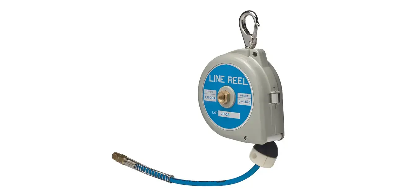 HR09 Series SPRING REWIND HOSE REEL / Closed Design – Plastic Case