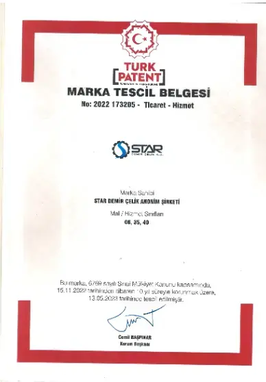 Marka Tescil Belgesi