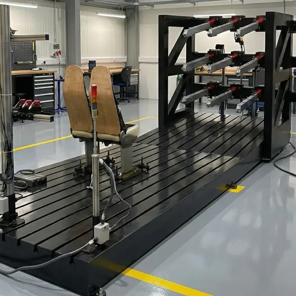 Gelişmiş Koltuk ve Emniyet Kemeri Gerginlik Test Sistemi