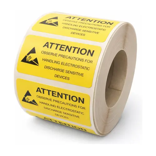 ESD Rulo Yapışkanlı Etiket Sticker BD-L023